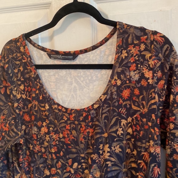 Peruvian Connection L multicolor print dress - Picture 2 of 6